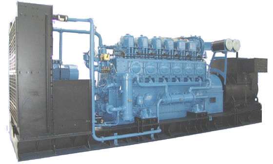 6300V/10500V 3단계 가스 발전기 세트 전기 시작 / 공기 시작