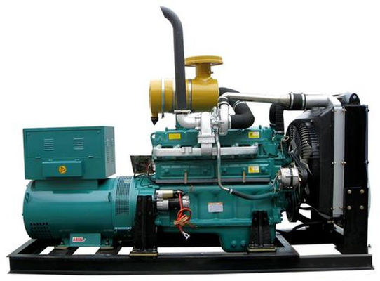 200L 연료 탱크 조용한 디젤 전력 발전기 100kw 세트 물 냉각